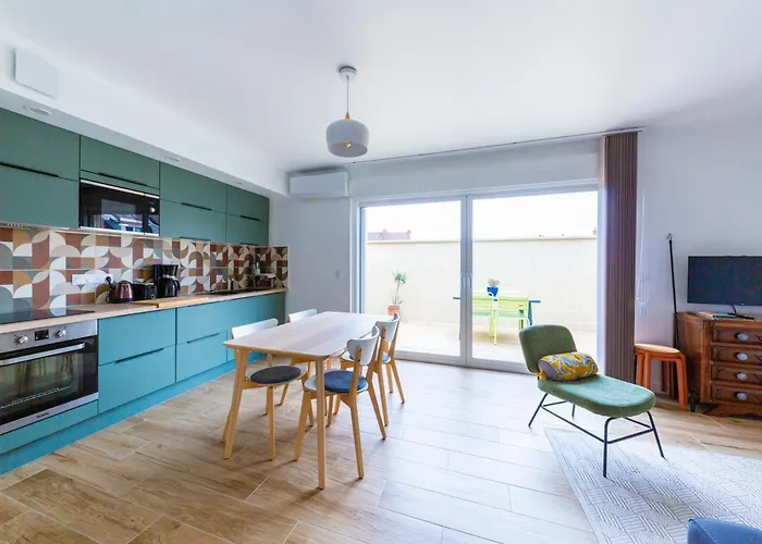 Les Amarres 6 Pers Dunes Et Bleriot Apartman *